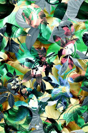 抽象印花华亿平台图片