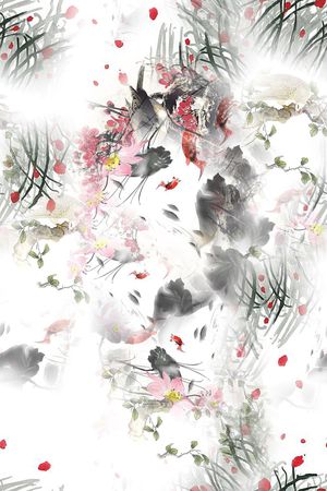 优雅印花华亿平台图片