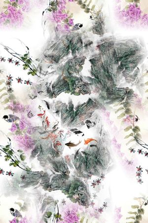 自然印花华亿平台图片