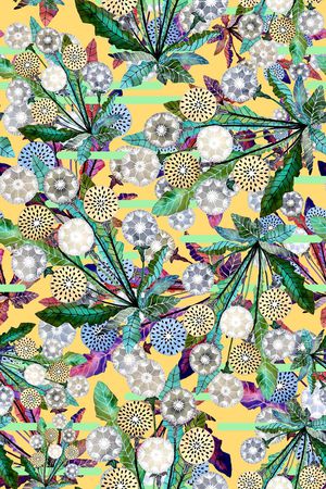 抽象印花华亿平台图片