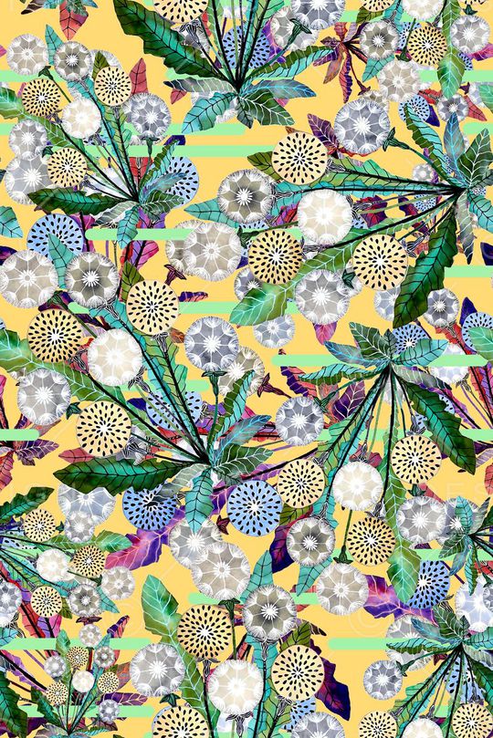 抽象印花华亿平台图片