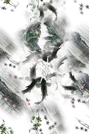 山水印花华亿平台图片