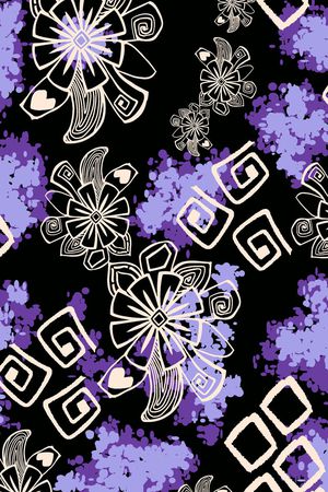 抽象印花华亿平台图片