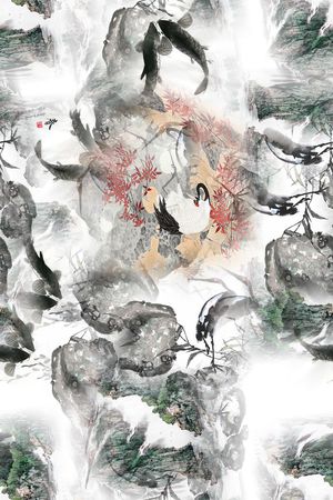 时尚印花华亿平台图片