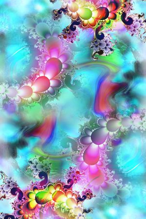 分形艺术印花华亿平台图片