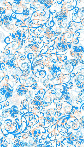 493270-欧美流行时尚欧式花纹线条 秋冬款连