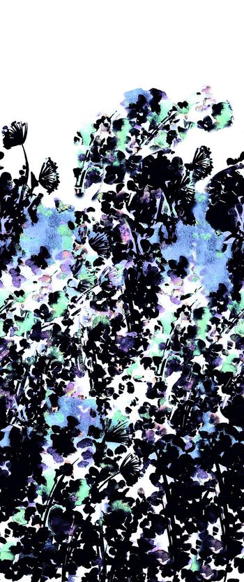 493275-时尚抽象水彩定位花