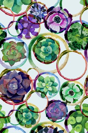 清新印花华亿平台图片