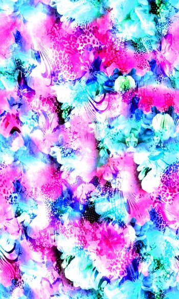 493296-流行时尚梦幻纹路印花 -彩色系列 