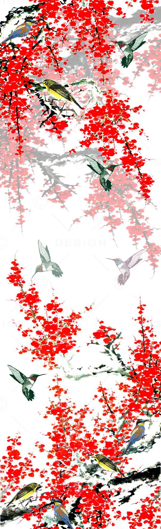 中国风印花华亿平台图片