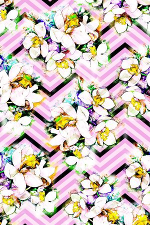 波浪印花华亿平台图片