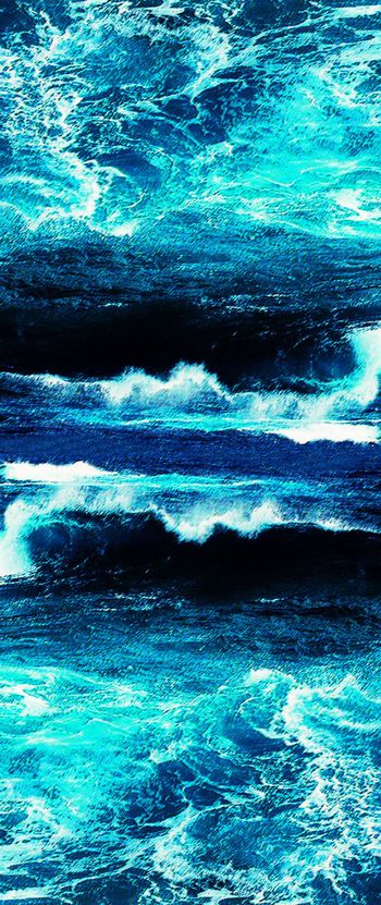 493331-时尚 大牌 新潮 水彩 大海 波浪