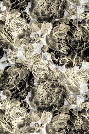 窗帘布印花华亿平台图片