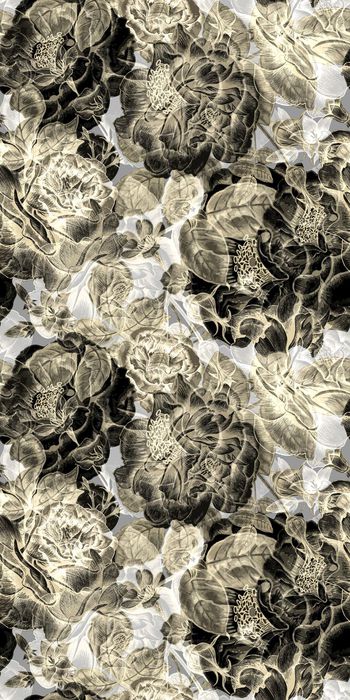 493336-欧美流行时尚欧式大花 秋冬款 连衣