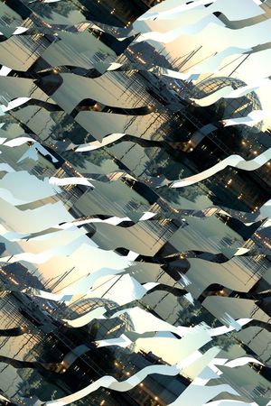 波浪印花华亿平台图片