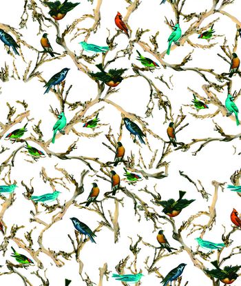 树枝印花华亿平台图片