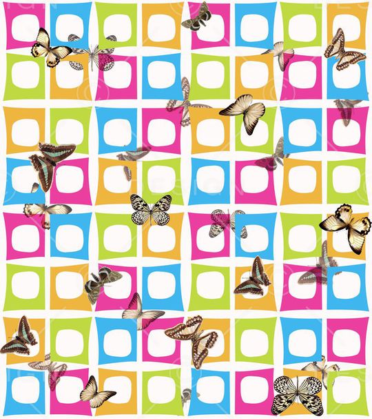 格子印花华亿平台图片