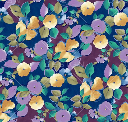 中国风印花华亿平台图片