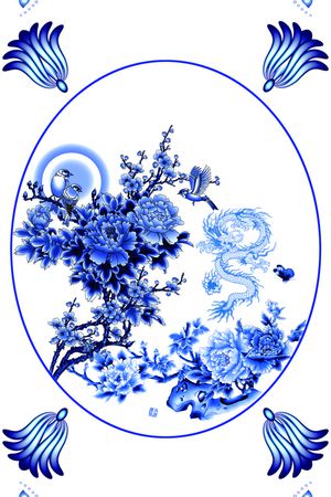 古典印花华亿平台图片