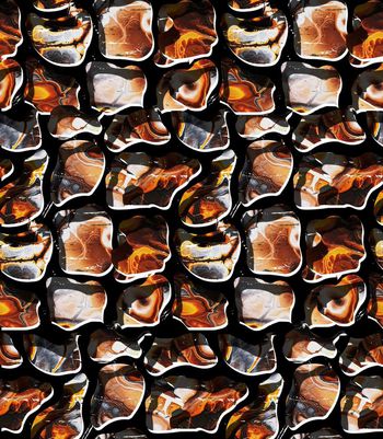 493680-潮流时尚大理石波点纹秋冬数码印花