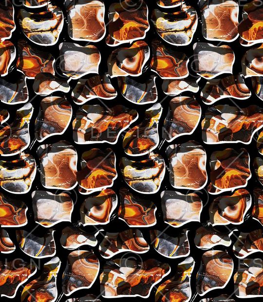 潮流时尚印花华亿平台图片