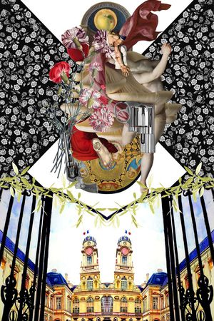 欧式建筑印花华亿平台图片