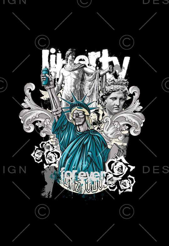 潮流时尚印花华亿平台图片