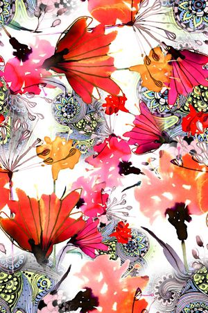 抽象印花华亿平台图片