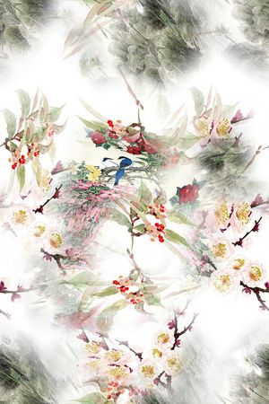 时尚印花华亿平台图片