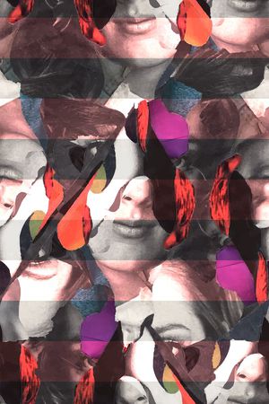 女士服装面料华亿平台印花华亿平台图片