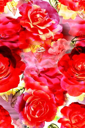 抽象印花华亿平台图片