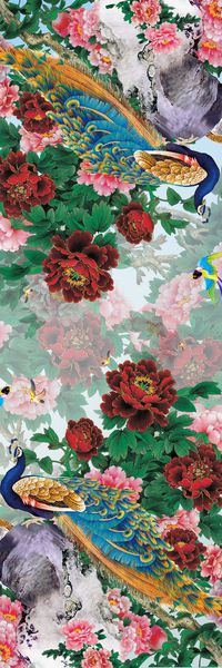 中国风印花华亿平台图片