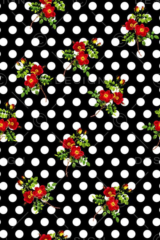 波点印花华亿平台图片