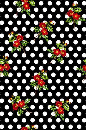 波点印花华亿平台图片