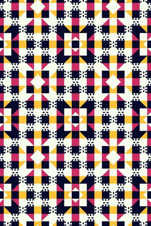 几何印花华亿平台图片