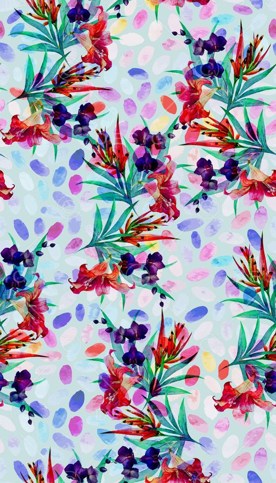 清新印花华亿平台图片