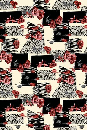 几何印花华亿平台图片