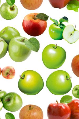 植物苹果印花华亿平台图片