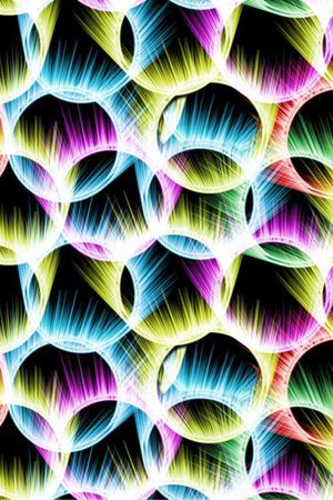 几何圆圈印花华亿平台图片