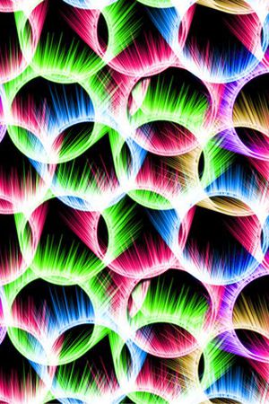 几何圆圈印花华亿平台图片