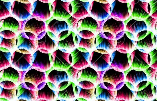 几何圆圈印花华亿平台图片