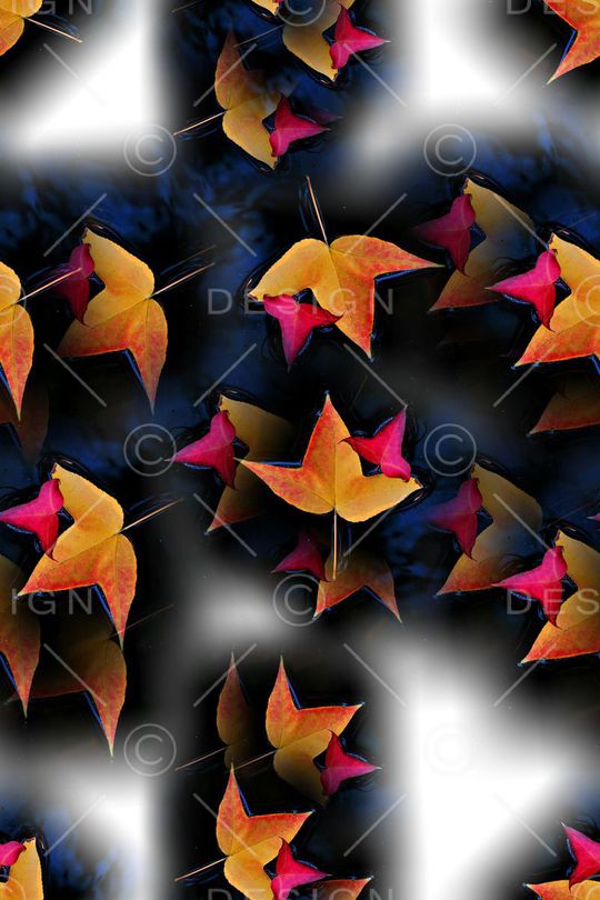 枫叶印花华亿平台图片