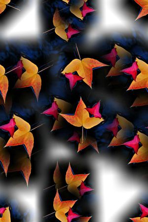 枫叶印花华亿平台图片