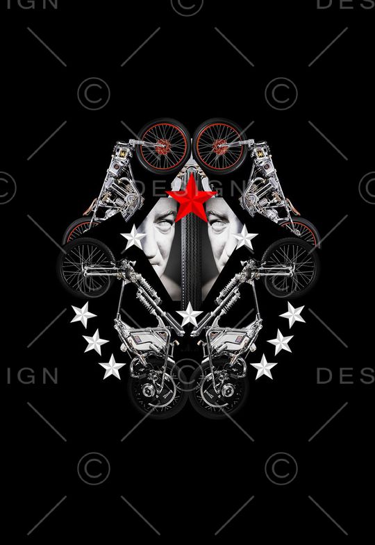 潮流时尚印花华亿平台图片