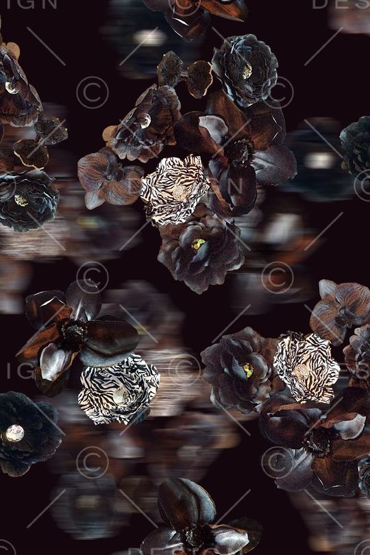 秋冬华亿平台印花华亿平台图片