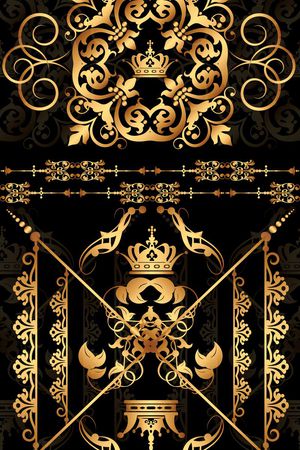 巴洛克印花华亿平台图片