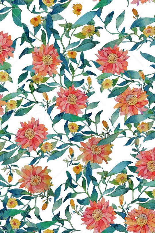 手绘风格印花华亿平台图片