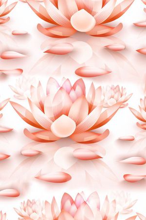 虚拟荷花印花华亿平台图片