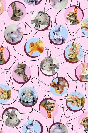 时尚清新印花华亿平台图片