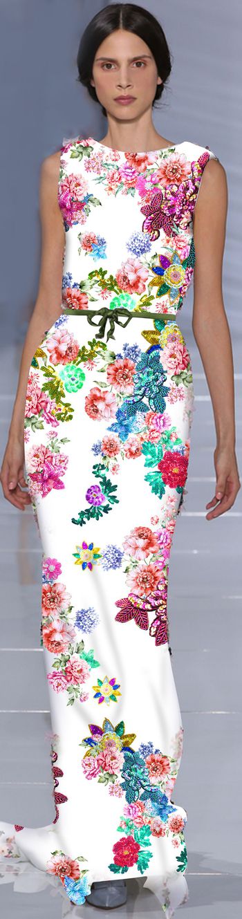 494402-流行时尚手绘花卉珠片宝石印花 -珠